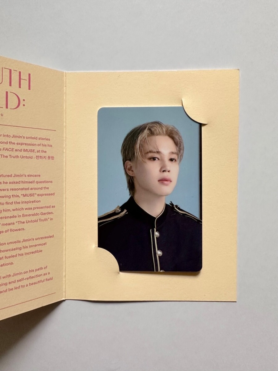 BTS Jimin Exhibition The Truth Untold Photo Ticket | eBay
