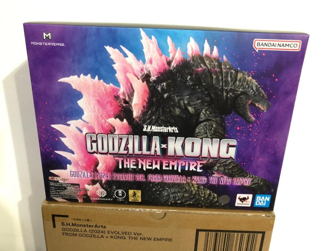 sh monsterarts godzilla 2024 evolved ver. GODZILLA X KONG NEW