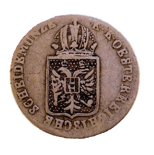 1800A AUSTRIA w Emperor Franz II Hapsburg Antique 6 Kreuzer