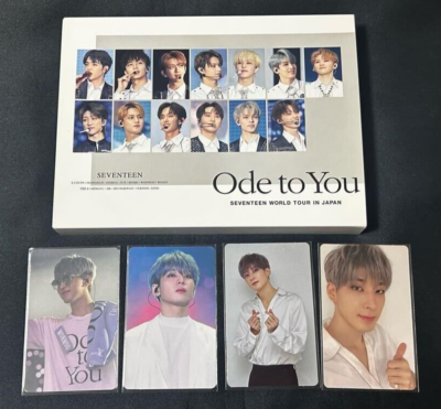 SEVENTEEN WONWOO Ode to you in Japan Blu-ray 4 photocards Set DVD
