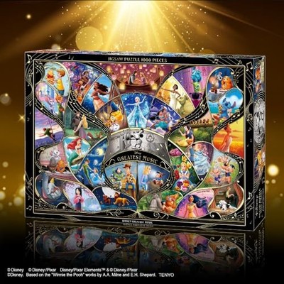 DISNEY GREATEST MUSIC 1000 piece jigsaw puzzle Tenyo D-1000-872
