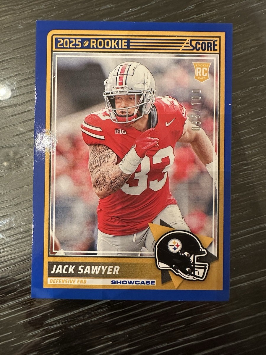 2025 Score - Rookies Jack Sawyer #83 Showcase /100 (RC) for sale