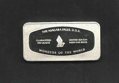 SINGAPORE AIRLINES. LTD. 0.800 FINE SILVER. NIAGARA FALLS. 400