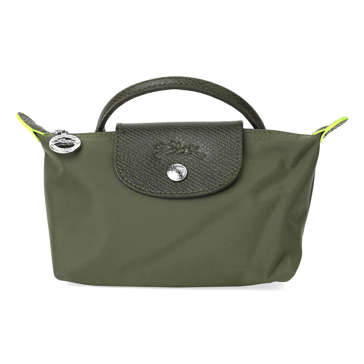 SALE Longchamp Pouch LE PLIAGE GREEN Handle Pouch 34175 919 479