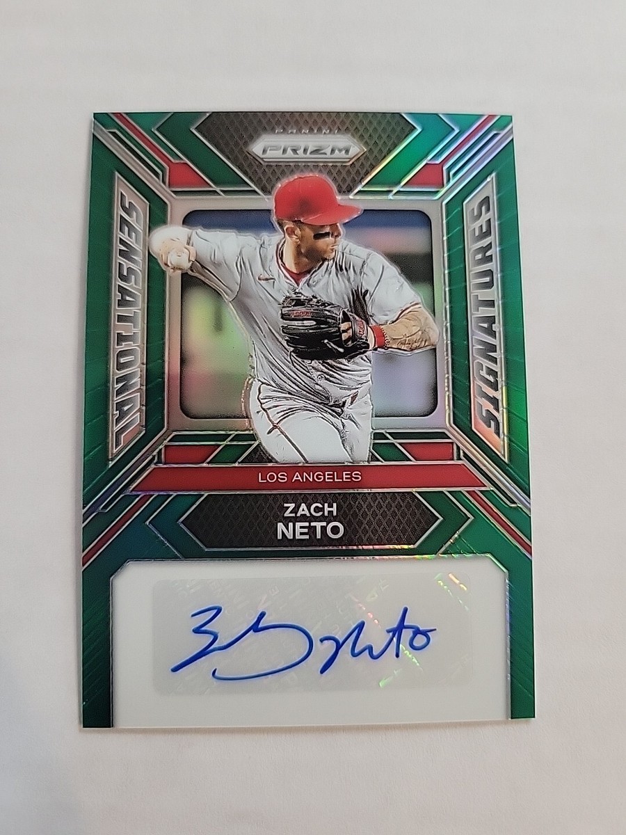 2024 Prizm Zach Neto Los Angeles Angels Autograph Sensational