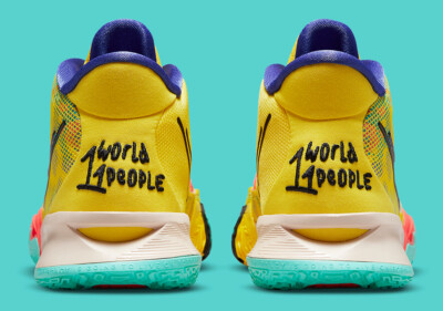 Nike Kyrie 7 1 World 1 People Yellow Black 2021 CQ9326 700 Men's