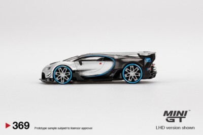 Mini GT 1:64 Bugatti Vision Gran Turismo Silver MGT00369 Limited