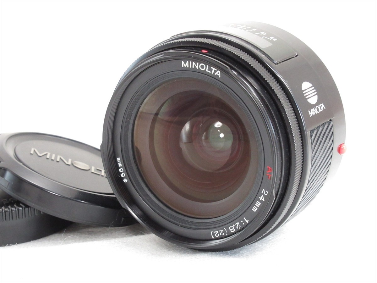 EXC+++++】Minolta AF 24mm f/2.8 (22) Wide Angle Lens A Monunt from