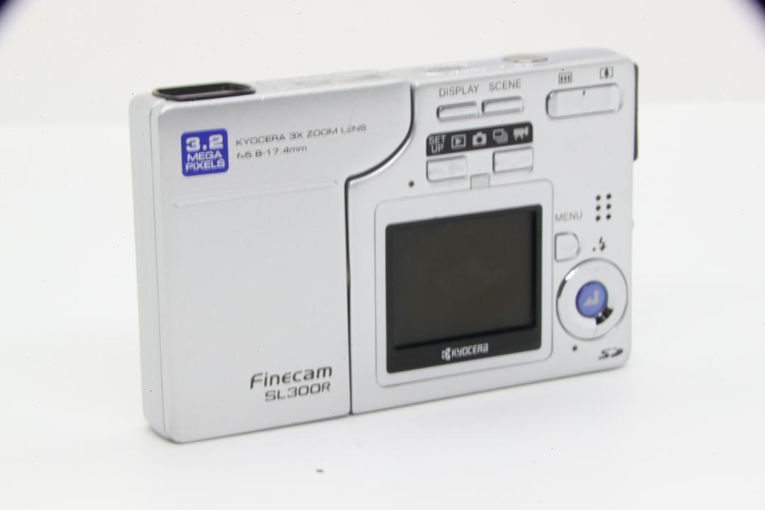 KYOCERA Finecam FINECAM SL300R silver digital camera English