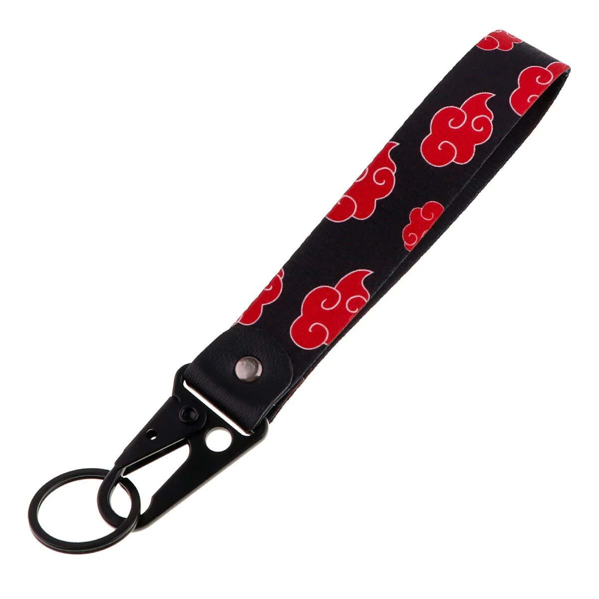 Naruto Anime Itachi Akatsuki Red Cloud Lanyard Wrist Strap Hook