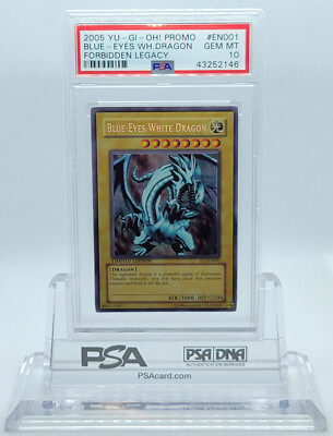 YUGIOH FL1-EN001 BLUE-EYES WHITE DRAGON SECRET RARE PSA 10 GEM