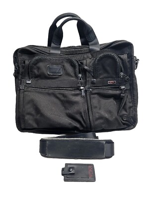 TUMI Alpha Large Expandable 26160DH Men's Briefcase Black