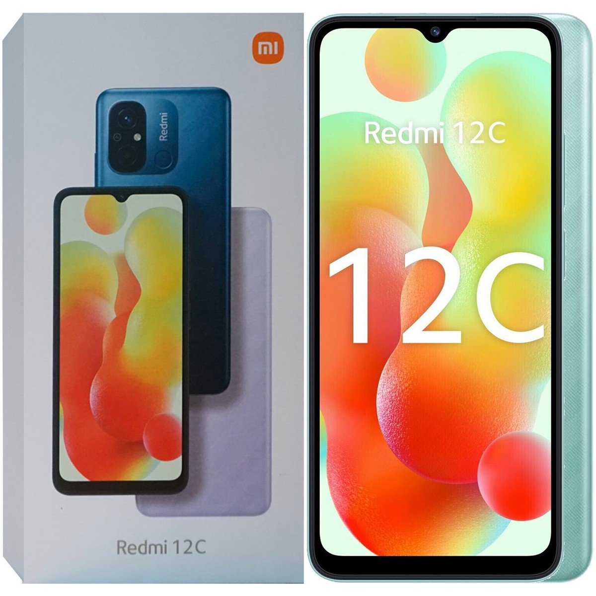 Xiaomi Redmi 12C 4G/LTE Mint Green 128GB + 4GB Dual-Sim Unlocked