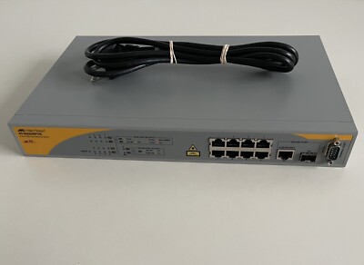 Allied Telesis Telesyn AT8000/8POE 8 Port POE Fast Ethernet Switch