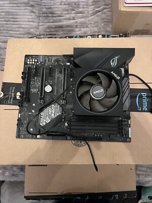 Rog Strix B450-F/ Ryzen 7 3700x/ AMD Wraith Prism Cooler | eBay