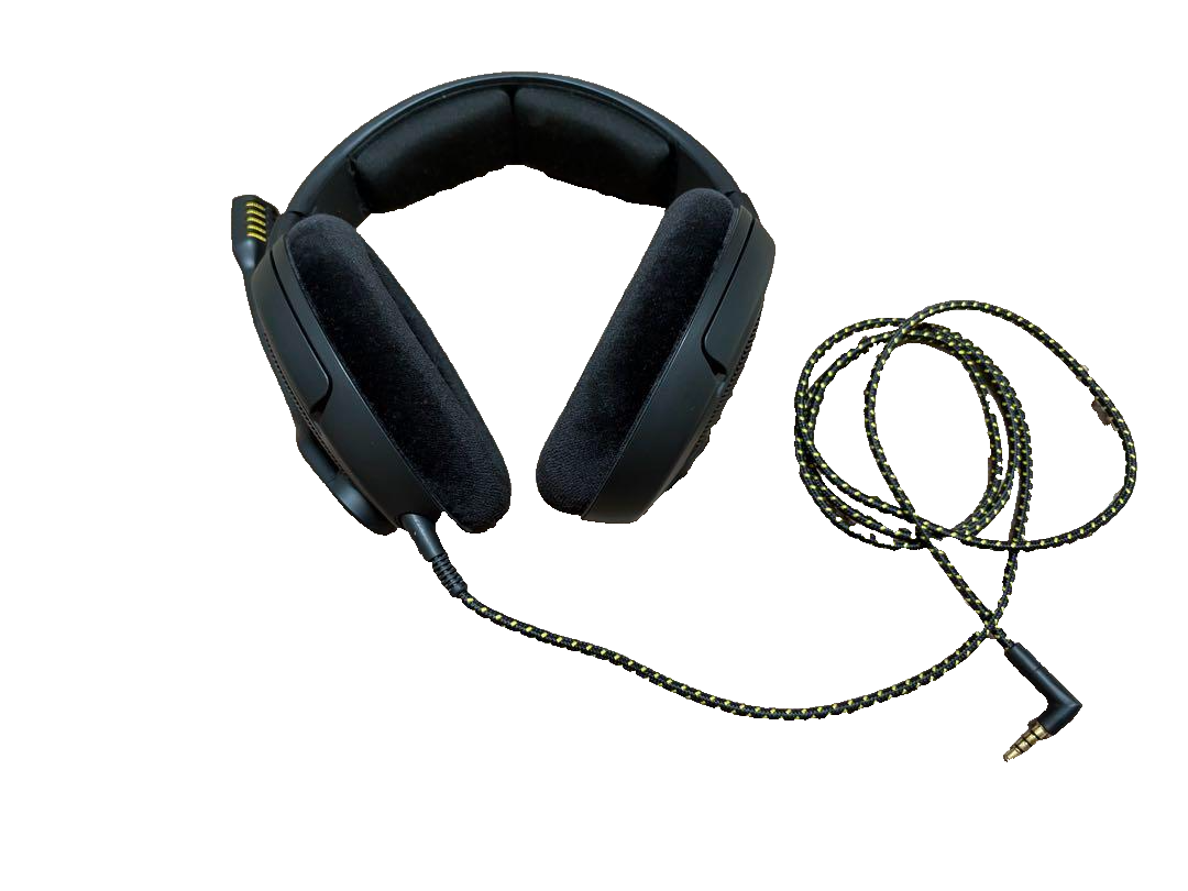 Sennheiser EPOS PC38X Gaming Headset Black/Yellow with Mic Used