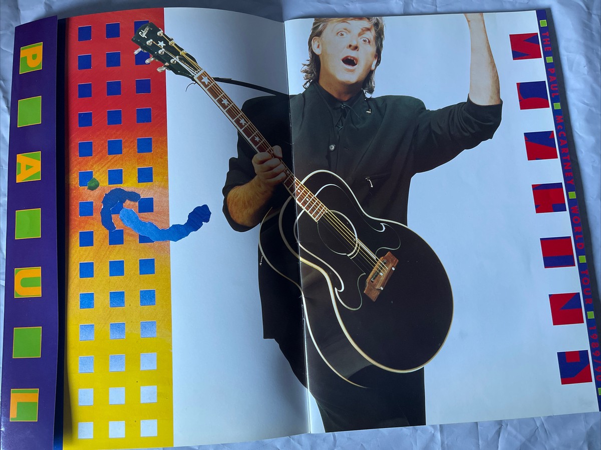 Paul McCartney Concert Program & Magazine 1989 1990 World Tour | eBay