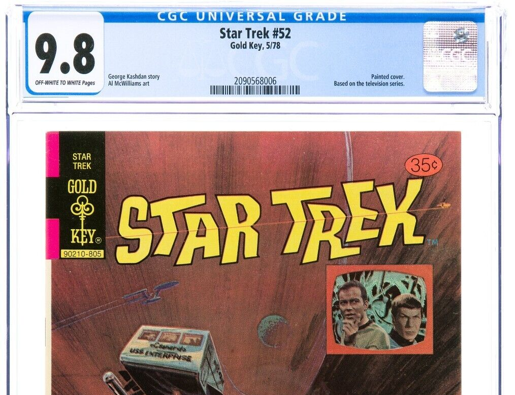 🔥 STAR TREK #52 GOLD KEY Comics 1978 CGC 9.8 NM/M CAPTAIN KIRK