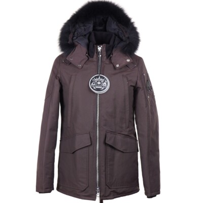 Moose Knuckles 'Pearson' Down-Filled Parka with Fur Hood M Coat