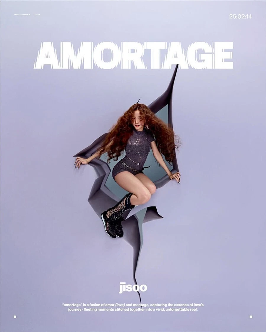 JISOO [AMORTAGE] Mini Album EXCLUSIVE EDITION 2 Ver SET/2 CD+4