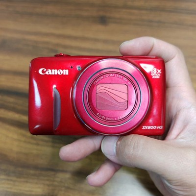 Canon PowerShot SX600 HS 16.0MP Digital Camera - Red for sale