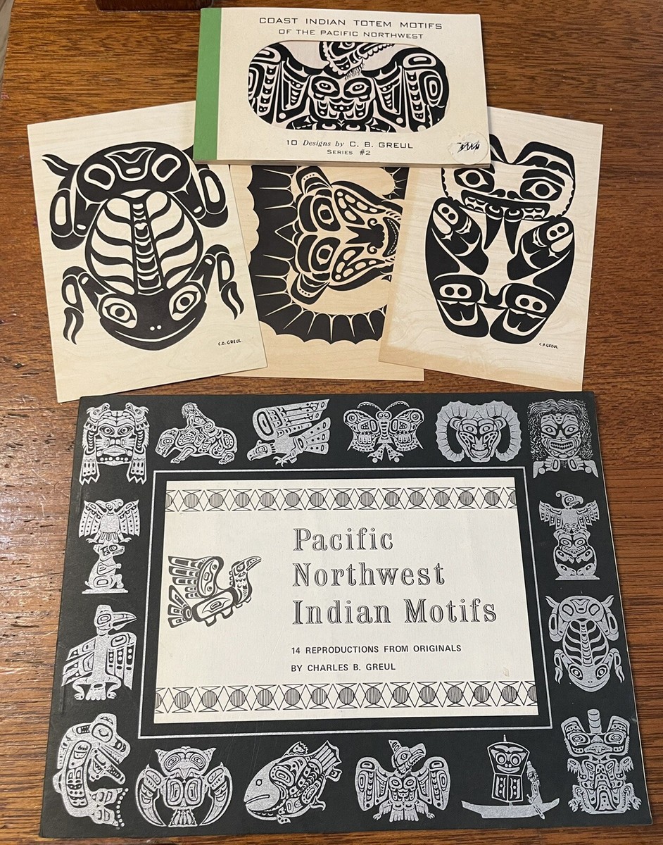 Lot Vintage Charles B Greul Pacific Northwest Art Book & Postcards