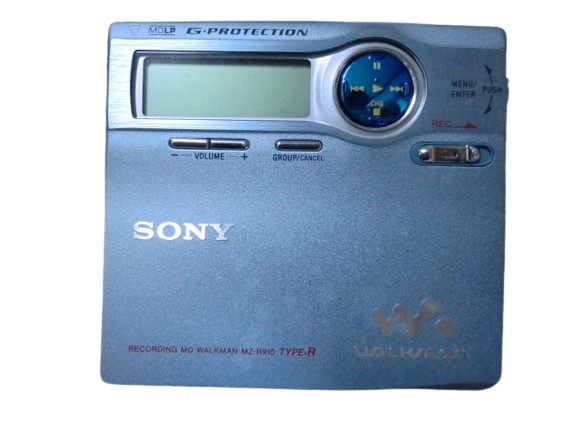 SONY MZ-R910 Portable Mini Disc Recorder Blue Good GP | eBay