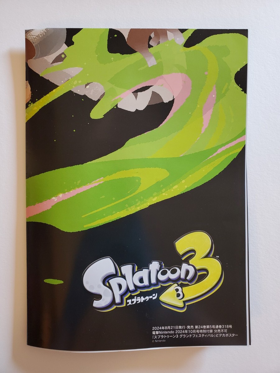Splatoon 3 Grand Festival Poster - SplatFest Idols Collectible Art