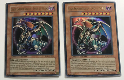 Yu-Gi-Oh TCG Card Chaos Emperor Dragon-Envoy The End X2 TLM-ENSE2