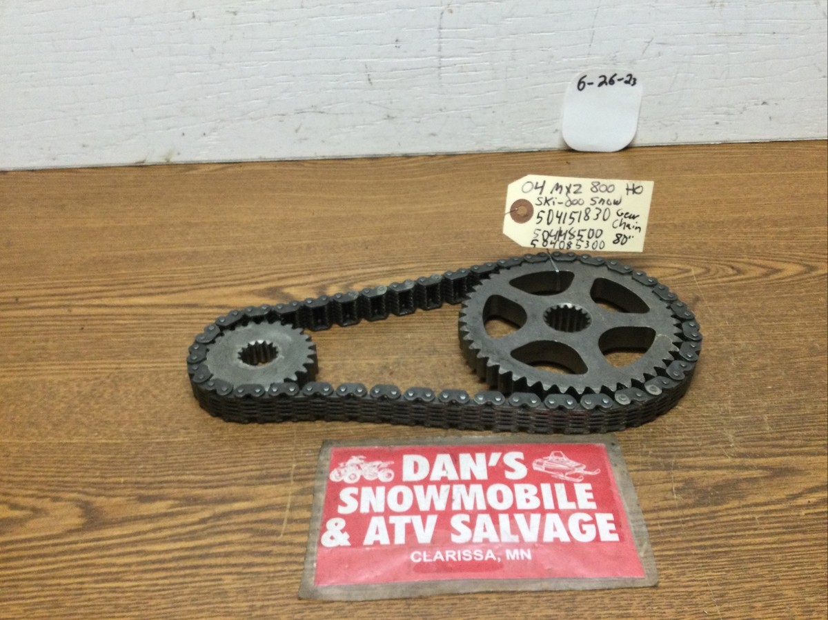 Chain & drive Gears # 504148500, 504085300, 504151830 Ski-doo 2004
