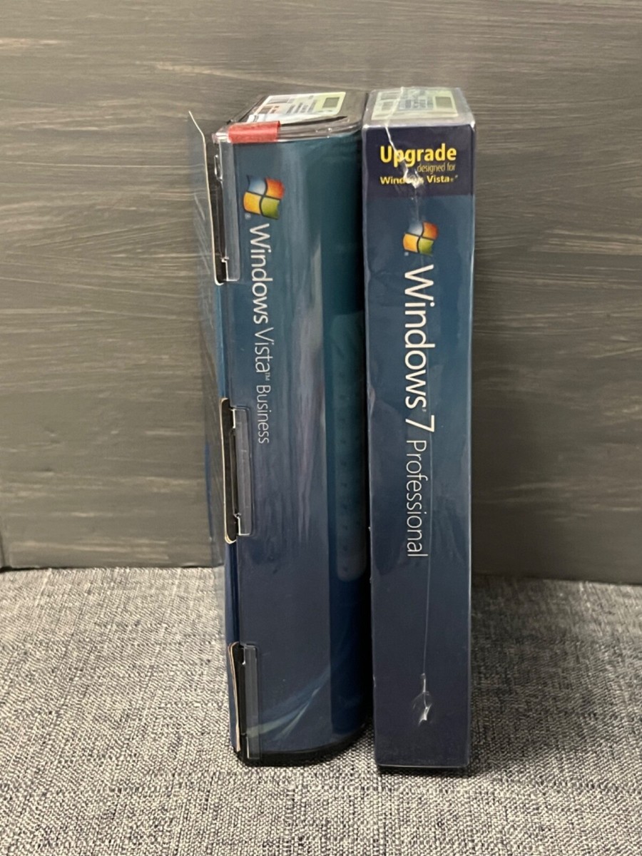 Microsoft Windows 7 Professional Upgrade & Windows Vista Business