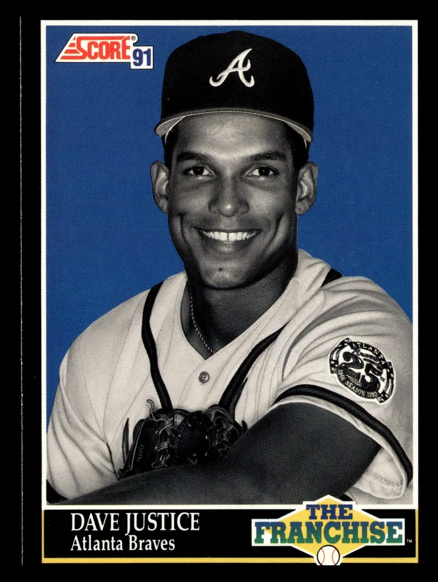 David Justice 1991 Season Baseball Sports Trading Cards