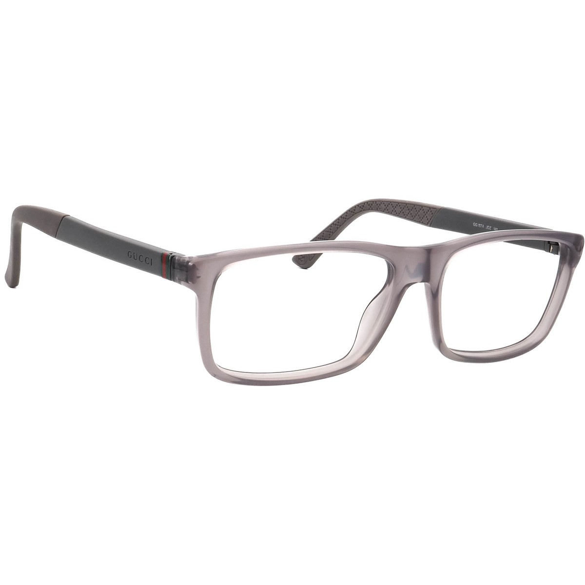 Gucci Eyeglasses GG 1074 JOZ Grey Square Frame Italy 55[]16 140 | eBay