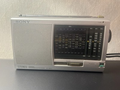 Vintage SONY ICF-SW11 Stereo 12 Band Receiver WorldBand FM/SW/MW