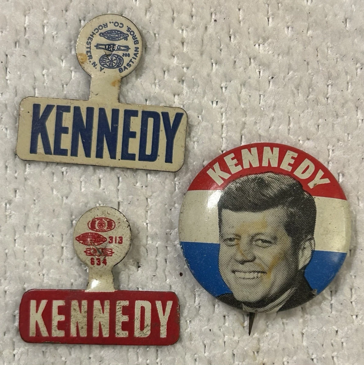 Kennedy For President Pin In John F. Kennedy Collectibles 1961