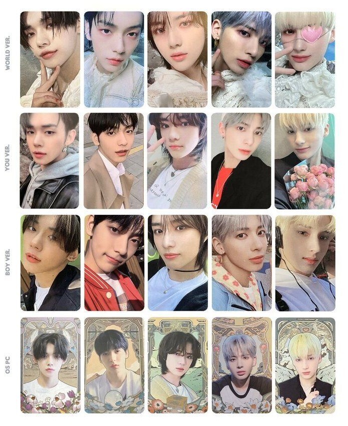 TXT 2nd Album The Chaos Chapter Freeze OFFICIAL PHOTO CARD OS