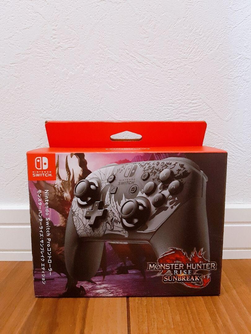 Nintendo Switch Pro Controller Monster Hunter Rise Sunbreak
