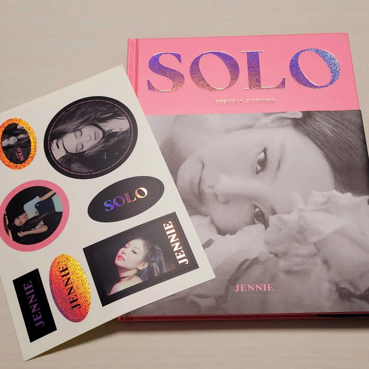 BLACKPINK JENNIE SOLO Official Photobook with Stickers Used VGC | eBay