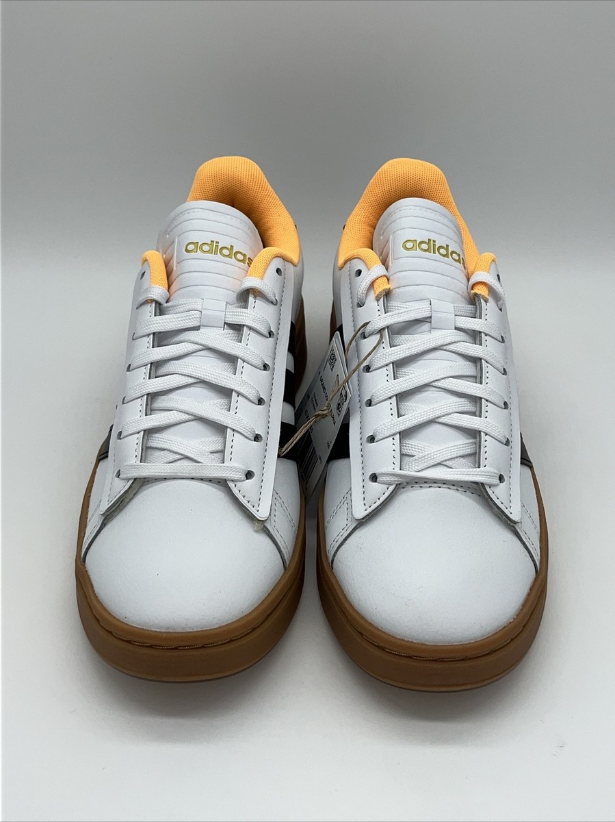 Adidas Grand Court Alpha White Flash Orange 2022 (GX8165) Women's