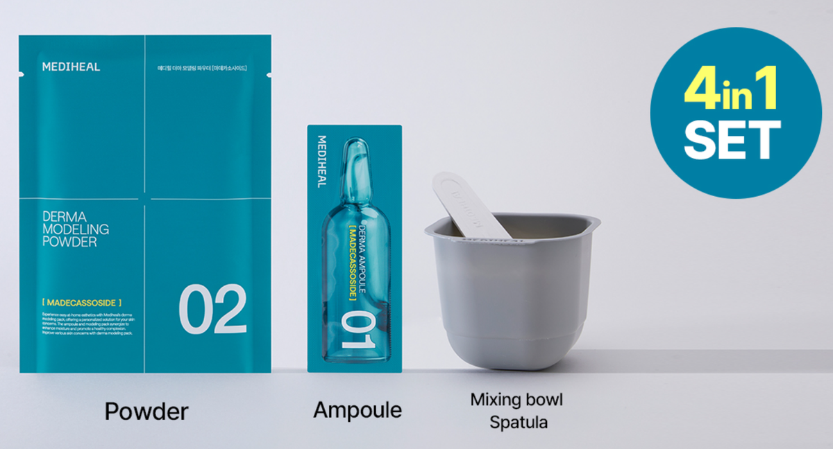 MEDIHEAL Modeling Pack Madecassoside for Blemish Face Jelly Mask