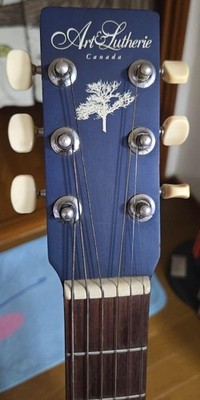 Acoustic Guitar Art & Lutherie Canada AMI Cedar Blue | eBay
