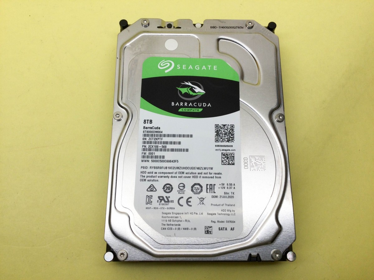 SEAGATE BARRACUDA 8TB 5.4K 6Gbps 3.5