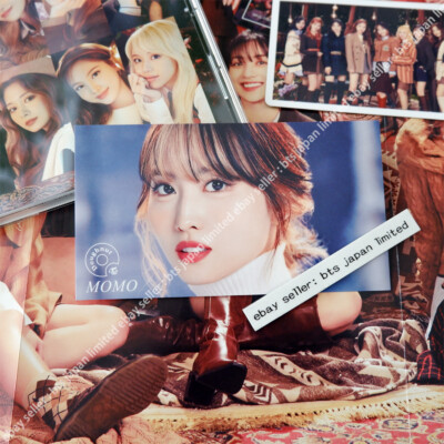 TWICE Momo Doughnut Official ONCE CD ver. + ONCE sticker + 2