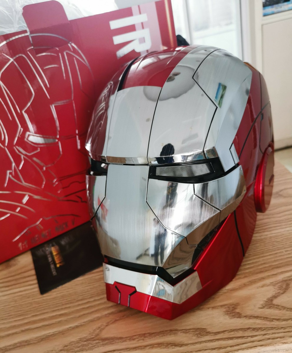 Limited! AUTOKING Iron Man MK5 Helmet 1:1 Voice-controlled