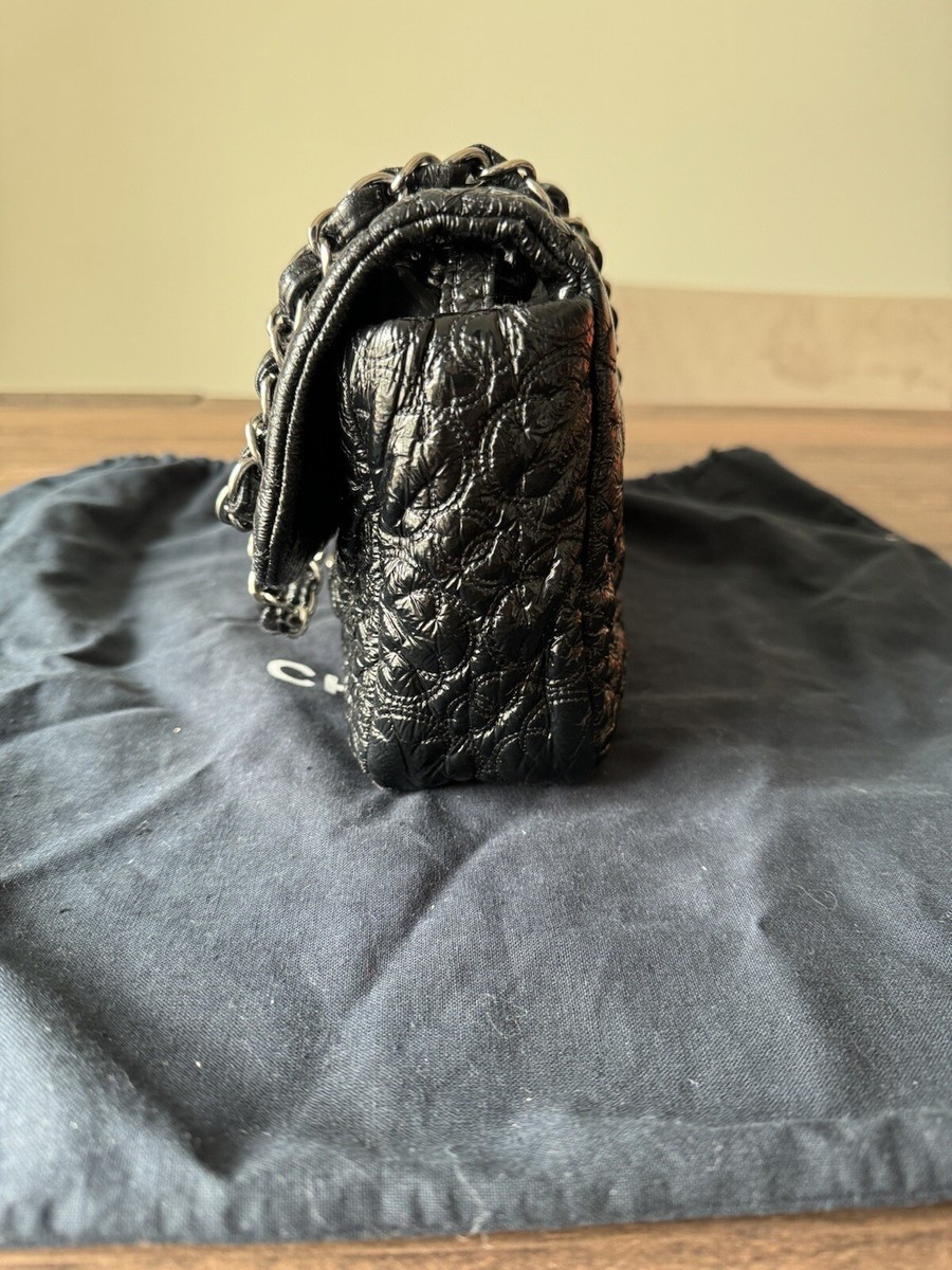 Chanel Rock In Moscow Flap Bag Black Silver Hardware Classic | eBay