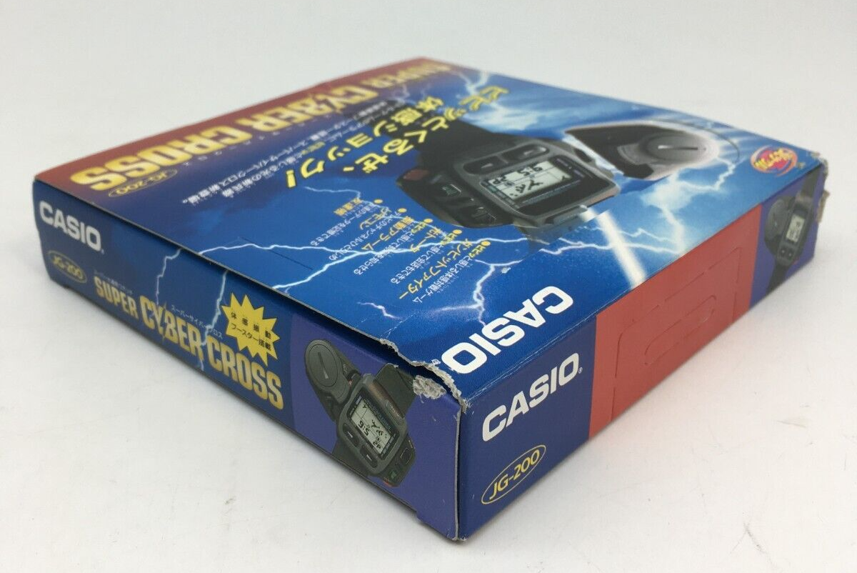 New Casio Super Cyber Cross JG-200 Vintage Digital Men's Watch