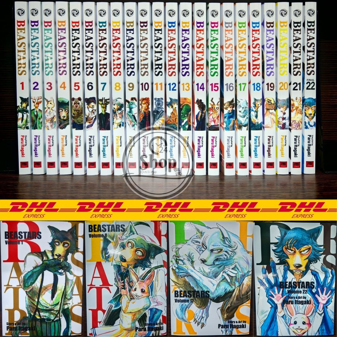 BEASTARS Manga Vol 1-22 HALF/FULL SET English Version Comic by