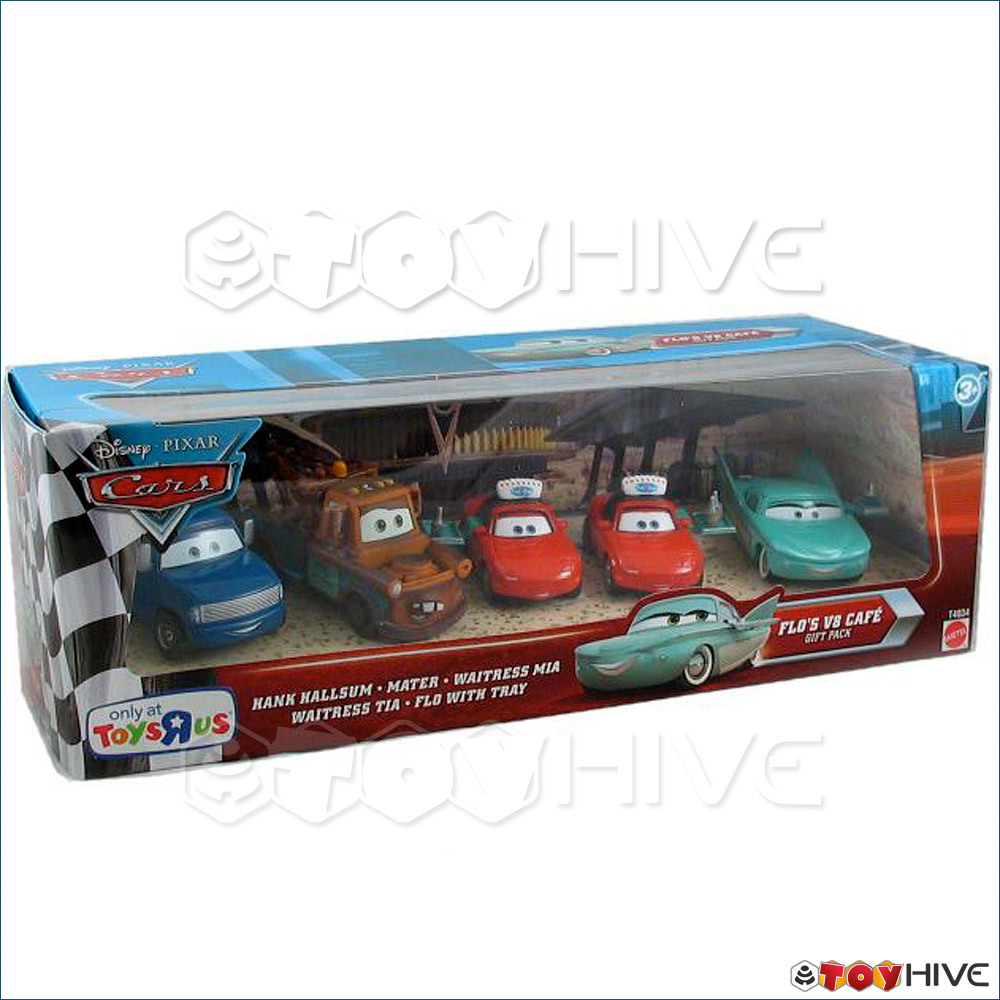 Disney Pixar Cars Flo's V8 Cafe 5 pack Hank Hallsum Mia Tia