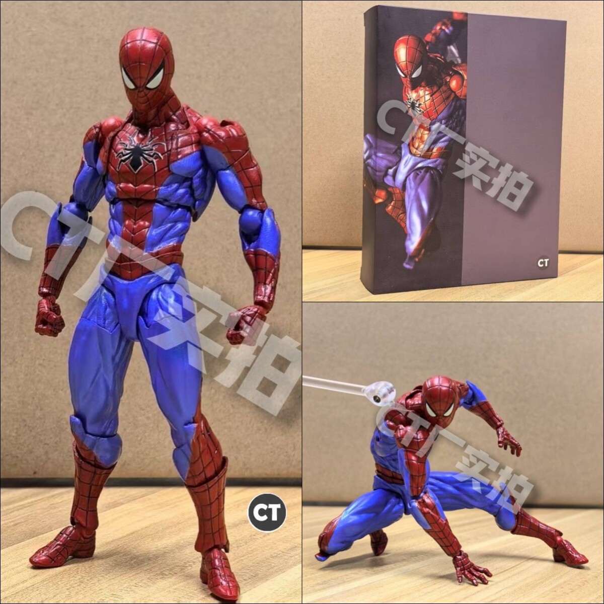 In Stock CT Toys Revoltech Amazing Yamaguchi Spider-Man Ver. 2.0