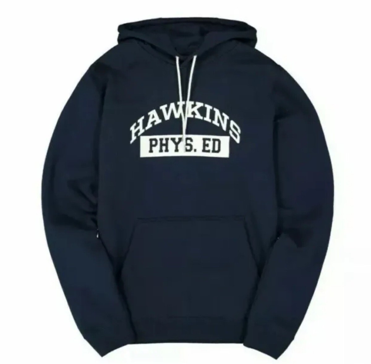 NIKE x STRANGER THINGS HAWKINS HIGH PHYS. ED HOODIE NAVY CQ3655